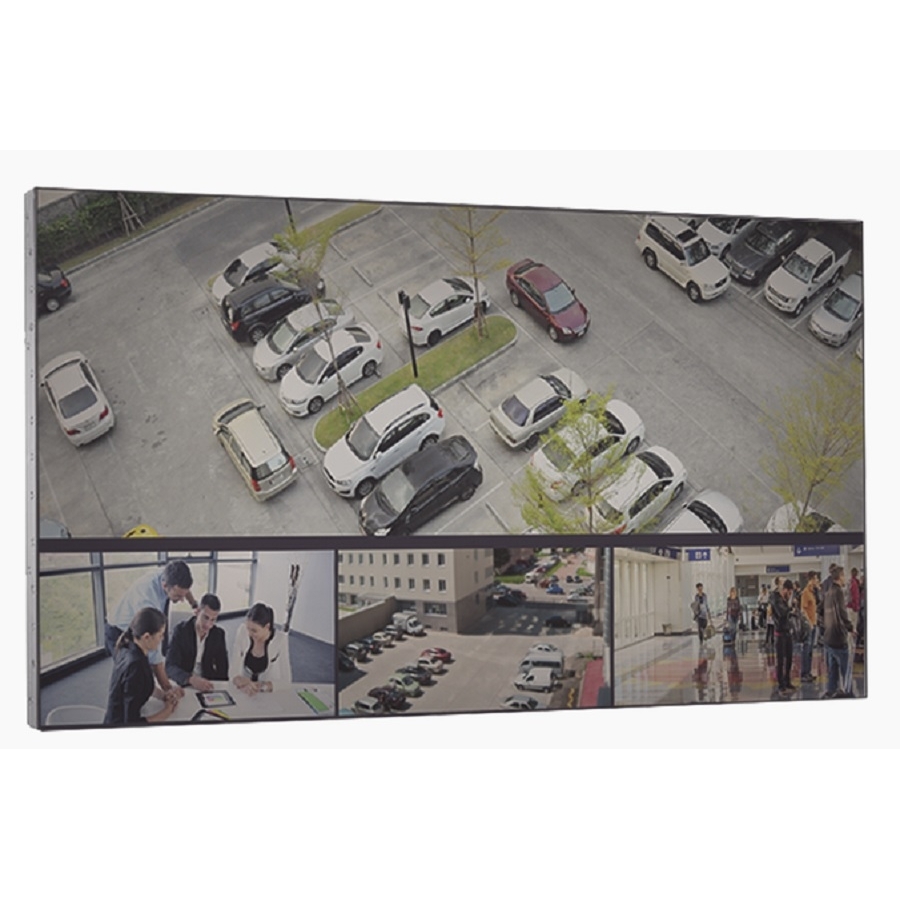 Pantalla Lcd 55 Para Videowall Hikvision Ds-D2055Lu-Y Entrada Hdmi - Vga - Dvi - Dp / Monitor Robusto / Bisel Delgado (3.5 Mm) / Daisy Chain (Conexion En Cadena Sin Software)