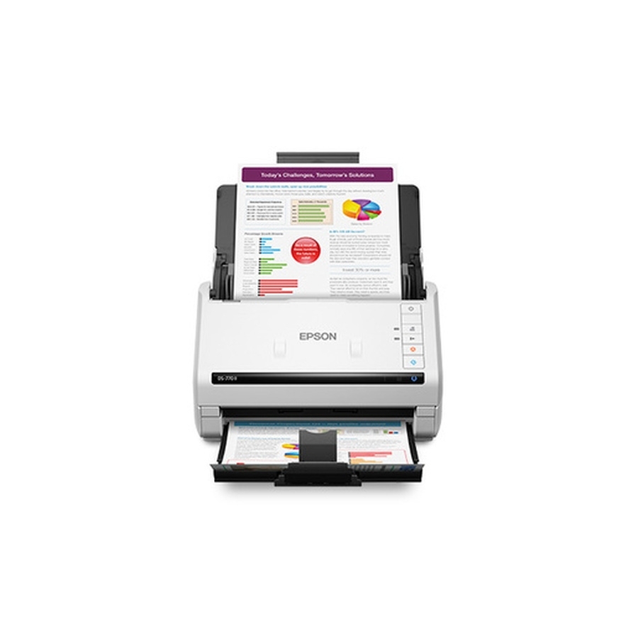 Escaner Epson Ds-770 Ii, 45 Ppm/90 Ipm, 600 Dpi, 30 Bits, Usb, Adf, Duplex