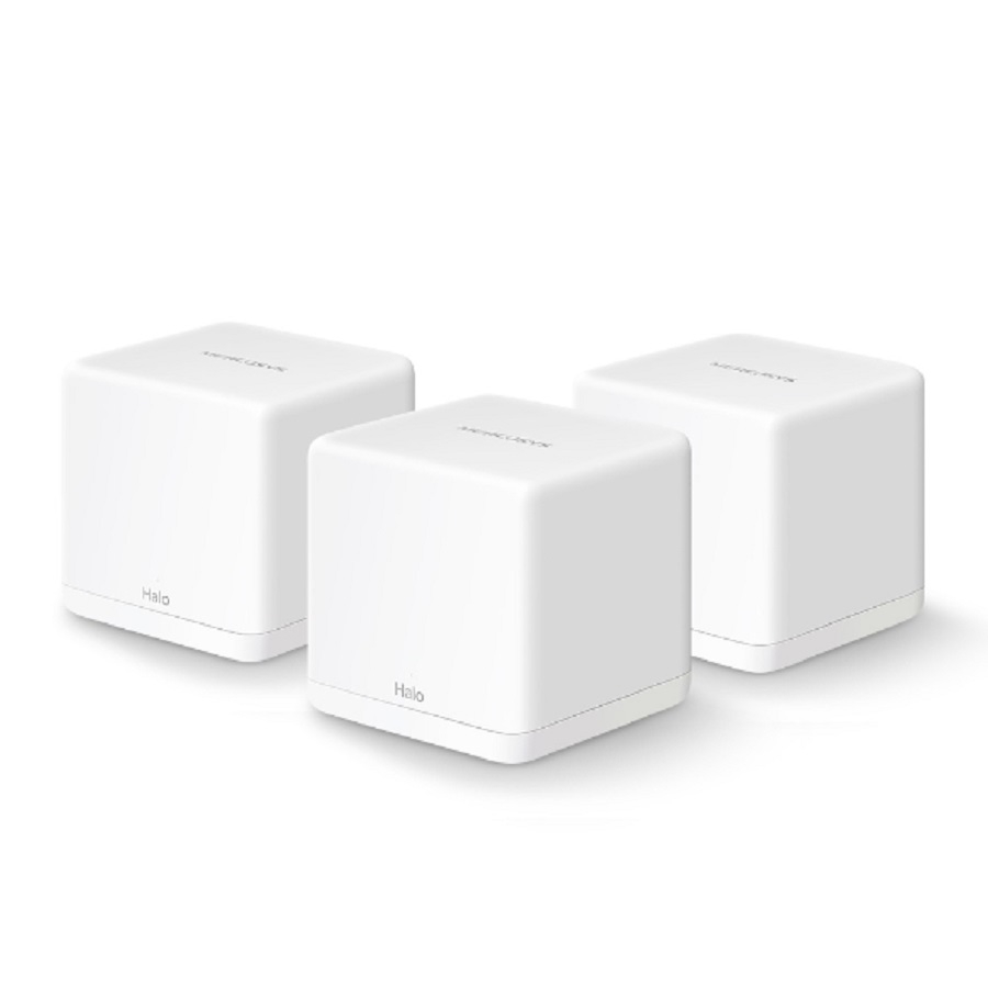 Router | Mercusys | Halo H30G(3-Pack) | Red Mesh | Doble Banda | Modo Router Y Ap Proporciona Conexiones Rápidas, Estables De Hasta 100 Dispositiv