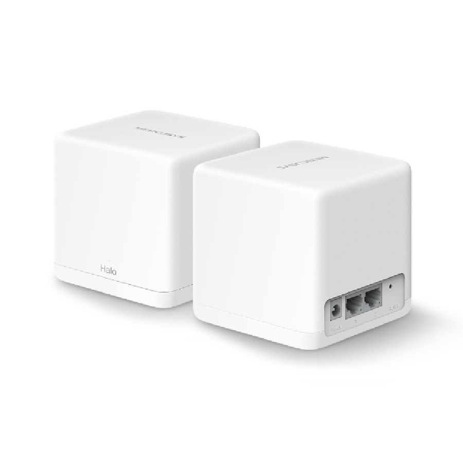 Router | Mercusys | Halo H30G(2-Pack) | Red Mesh Doble Banda | 867 Mbps En 5 Ghz, 400 Mbps En 2,4 Ghz | Modo Router Y Ap Proporciona Conexiones Rápidas, Estables De Hasta 100 Dispositivo