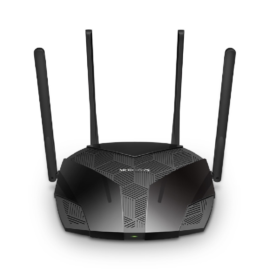 Router | Mercusys | Wifi 6 | Ax3000 Doble Banda,2402 Mbps (5 Ghz) + 574 Mbps (2.4 Ghz) Mu-Mimo Y Ofdma | 1 Puerto Wan Gigabit + 3 Puertos Lan Gigabit
