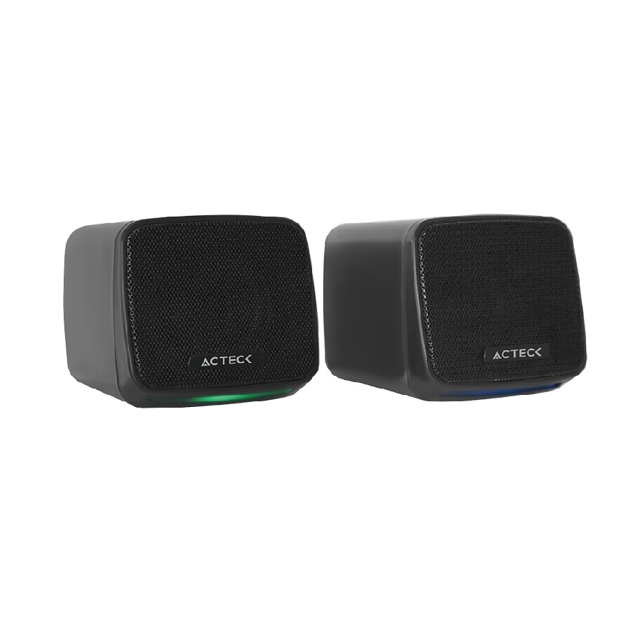 Bocinas Acteck / Elant Cube As430 / Alambrica / Usb / Negro / Ac-935265