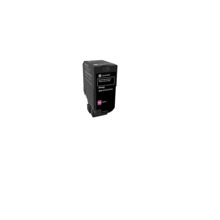 Toner Laser Lexmark / Color Magenta / Np 74C4Hm0 / Alto Rendimiento / Hasta 12,000 Paginas / Para Modelos Cs725De