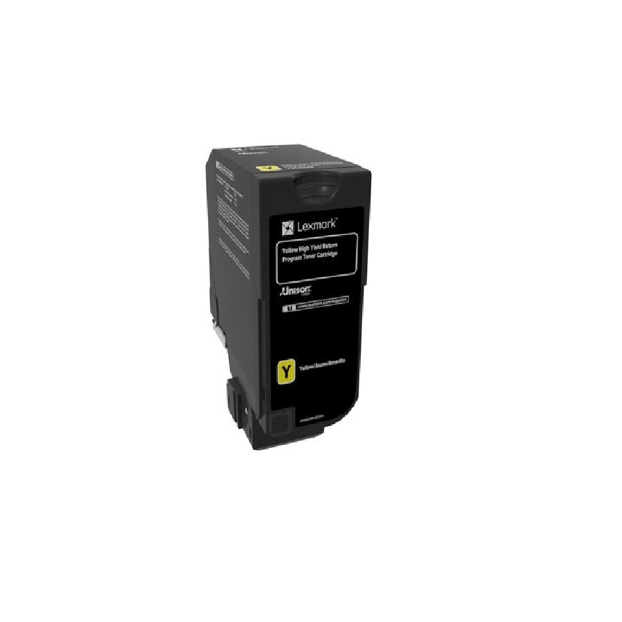 Toner Laser Lexmark / Color Amarillo / Alto Rendimiento / Np 74C4Hy0 / Hasta 12,000 Paginas / Para Modelos Cs725De