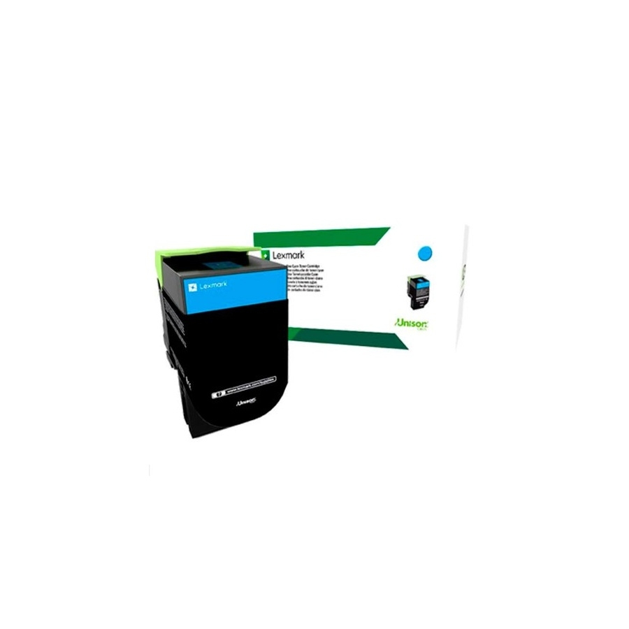 Toner Laser Lexmark / Color Cian / Extra Alto Rendimiento / 78C4Xc0 / Hasta 5,000 Paginas / 5 De Cobertura / Para Modelos Cx622, Cx625, Cs421, Cs521, Cx625, Cx625, Cx522, Cx622, Cx421