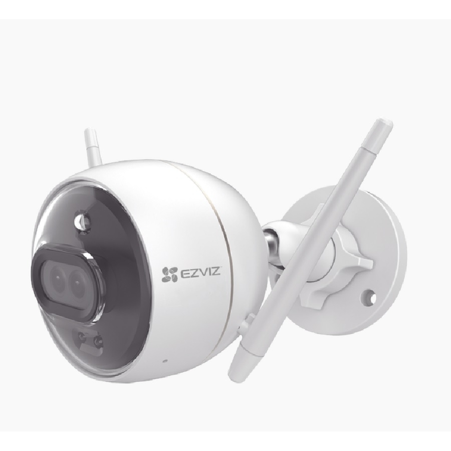 Bala Ip 2 Megapixeles Wifi Ezviz Doble Lente / Colores En Oscuridad / Notificacion A La App Al Detectar Personas O Vehiculos / Grabacion En La Nube / Audio De Dos Vias / Ranura Para Memoria