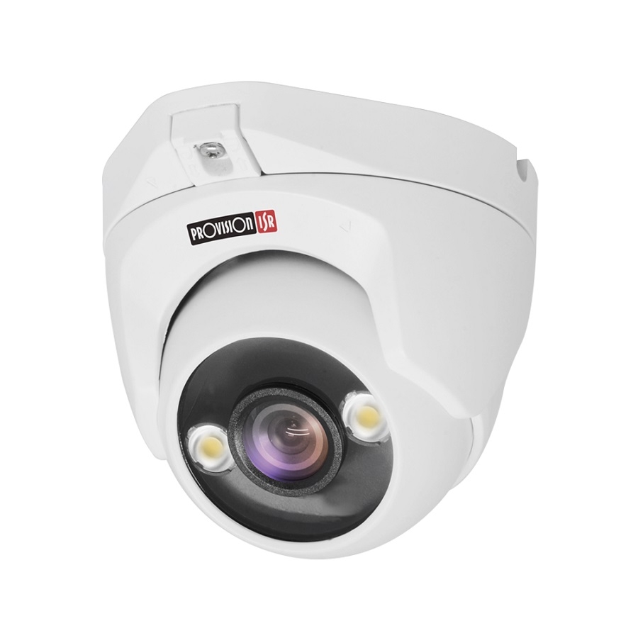 Camara Ahd / Provision Isr / Dvl-391As36 / Tipo Domo / Serie Sirius / 0.0001 Lux A Color / 2Mp / 2 Leds Blanco / Ir 15Mts / Lente-3.6Mm / Ip66
