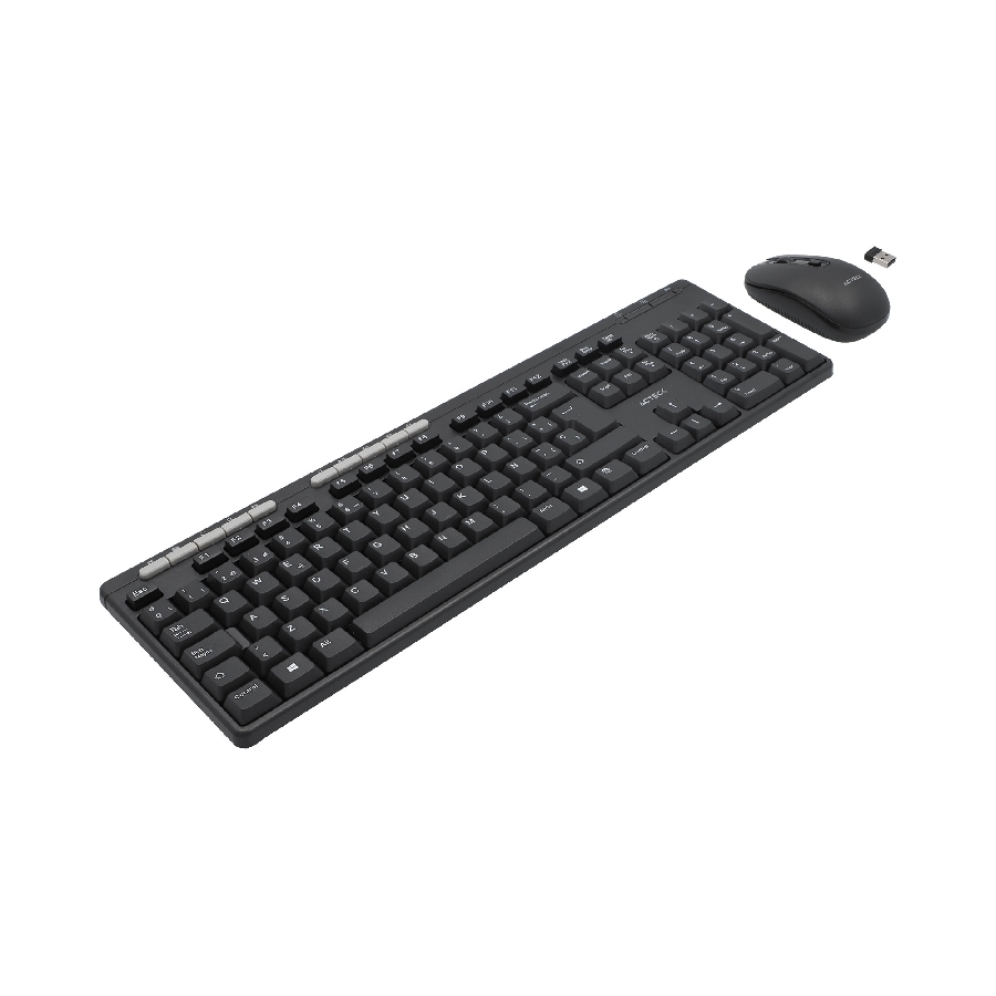 Kit Acteck Creator Mk450 / Teclado Y Mouse / Inalambrico / Receptor Usb / 104 Teclas / Optico / 1600 Dpi / Negro / Ac-931748