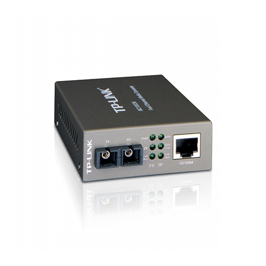 Convertidor De Medios Tp-Link Mc100Cm Multimedia Multi-Modo 10/100Mbps Conector Sc Hasta 2Km