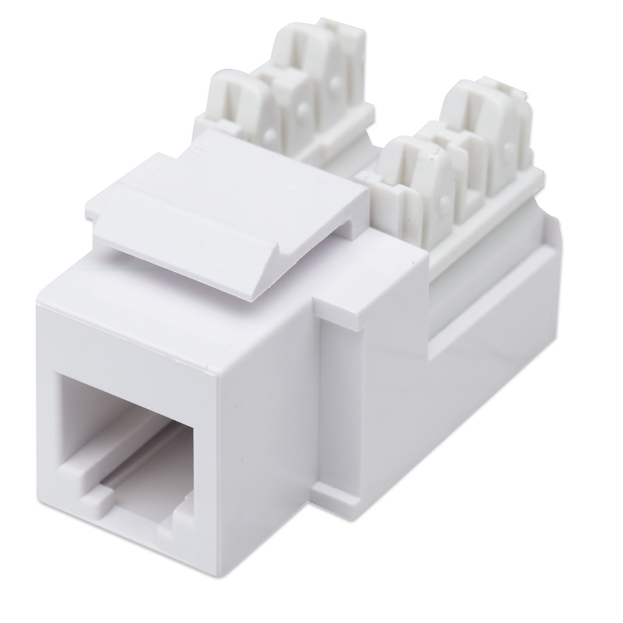 Jack,Intellinet,210843, Rj11/Rj12 De Impacto Blanco