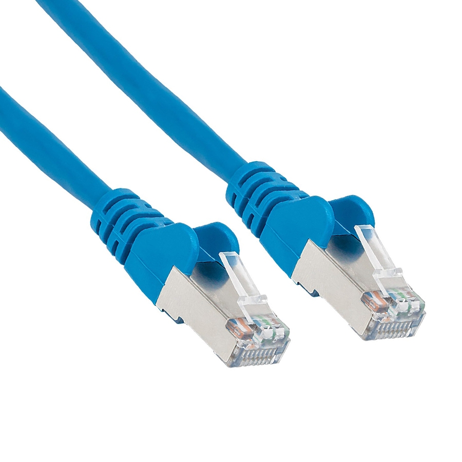 Cable Patch,Intellinet,315982, Cat 6A, 0.3M 1.0F S/Ftp Azul