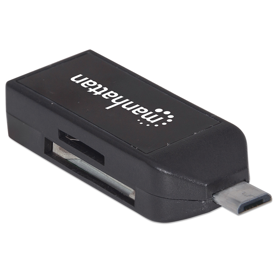 Lector Tarjetas,Manhattan,406222, Otg 24 En 1 Puerto Usb2.0