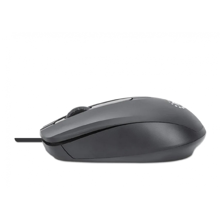 Mouse,Manhattan,190190, Optico Estndar Usb Negro