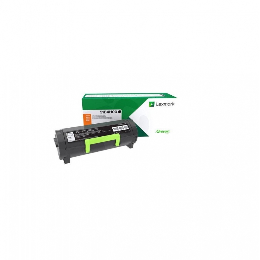Toner Laser Lexmark / Color Negro/Alto Rendimiento / 51B4H00 / Hasta 8,500 Paginas / 5 De Cobertura / P/Modelos Mx417De,Mx517De,Ms417Dn,Ms517Dn