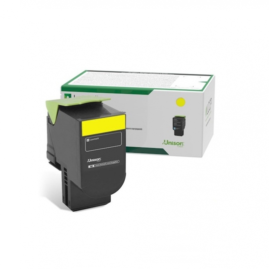 Toner Laser Lexmark / Color Amarillo/ Rendimiento Estandar / 78C40Y0 / Hasta 1,400 Paginas / 5 De Cobertura /P/Modelos Cx622Ade, Cs421Dn, Cs521Dn, Cx625Adhe Cx522Ade, Cs622De, Cx421Adn