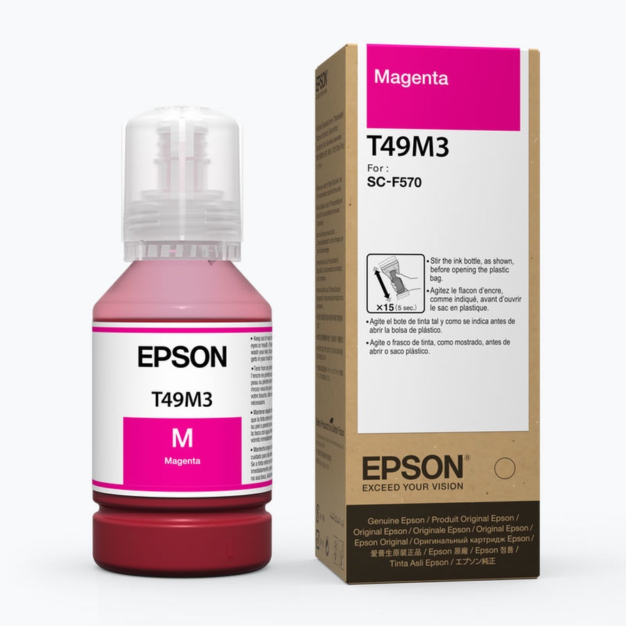 Cartucho Epson Modelo T49M Magenta, Para Plotter F570 Sublimacion, (140 Ml)