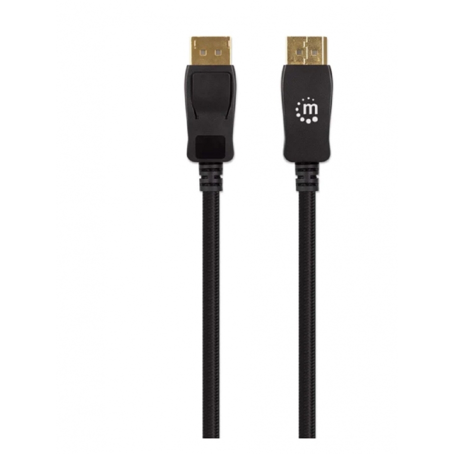 Cable Displayport,Manhattan,353595, V1.4 M-M 1.0M Negro 8K60Hz