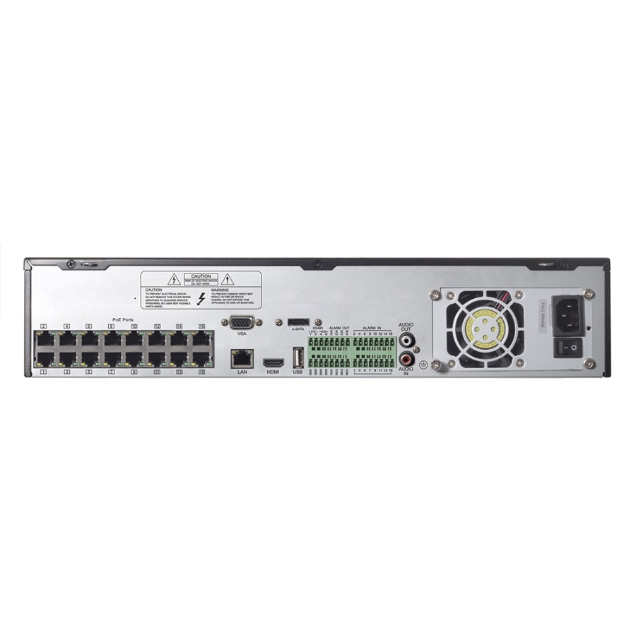 Nvr / Provision Isr / Nvr8-32800F-16P2U / 32 Canales 16 Poe / 2U / 8Mp A 25Fps / 8Dd6Tb / Analitico Reconocimiento Facial