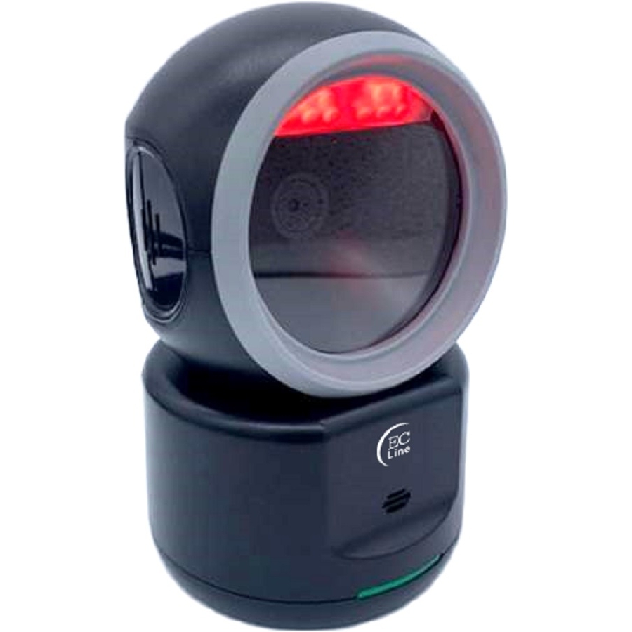 Lector De Codigo De Barras, Ec Line Ec-2600-2D, Laser, Omnidireccional, Lectura 1D Y 2D, Conexion Usb