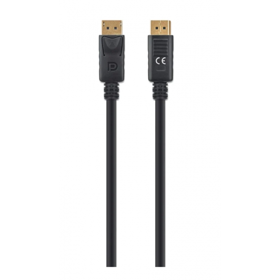 Cable Displayport,Manhattan,355582, V1.4 M-M, 3.0M Negro 8K60Hz