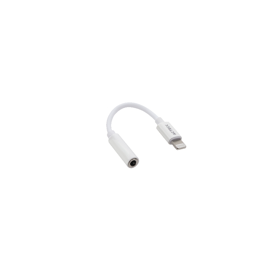Adaptador Acteck Shift Plus  Al405 / Lightning A Aux 3.5 Mm / 11 Cm / Blanco / Ac-934848