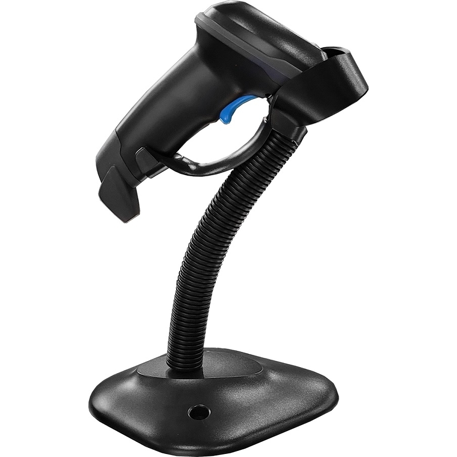 Lector De Codigo De Barras Ec Line Ec-2D-8380, Negro, Ccd Optico, Usb, 1D, 2D, 500 Lecturas Por Segundo, Resistente A Caidas De 1.5 Mts, Incluye Base