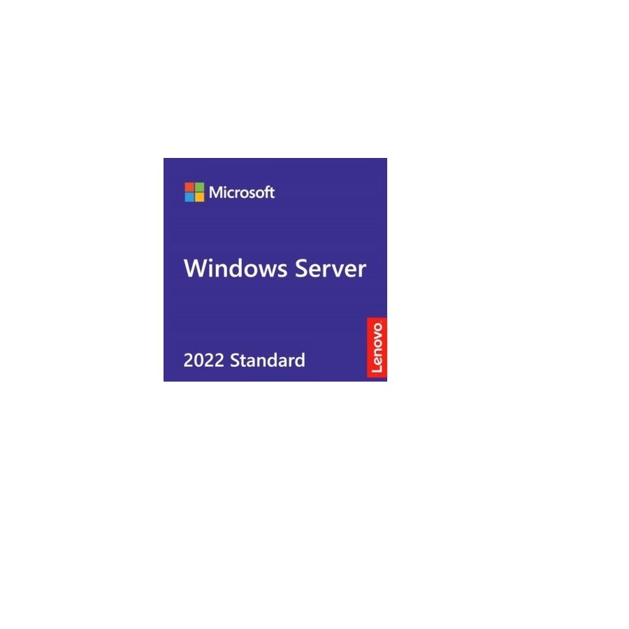 Lenovo Windows Server 2022 Standard Rok 16 Core Multilenguaje (Licencia Base, Incluye Medios Y Llave Activacion)