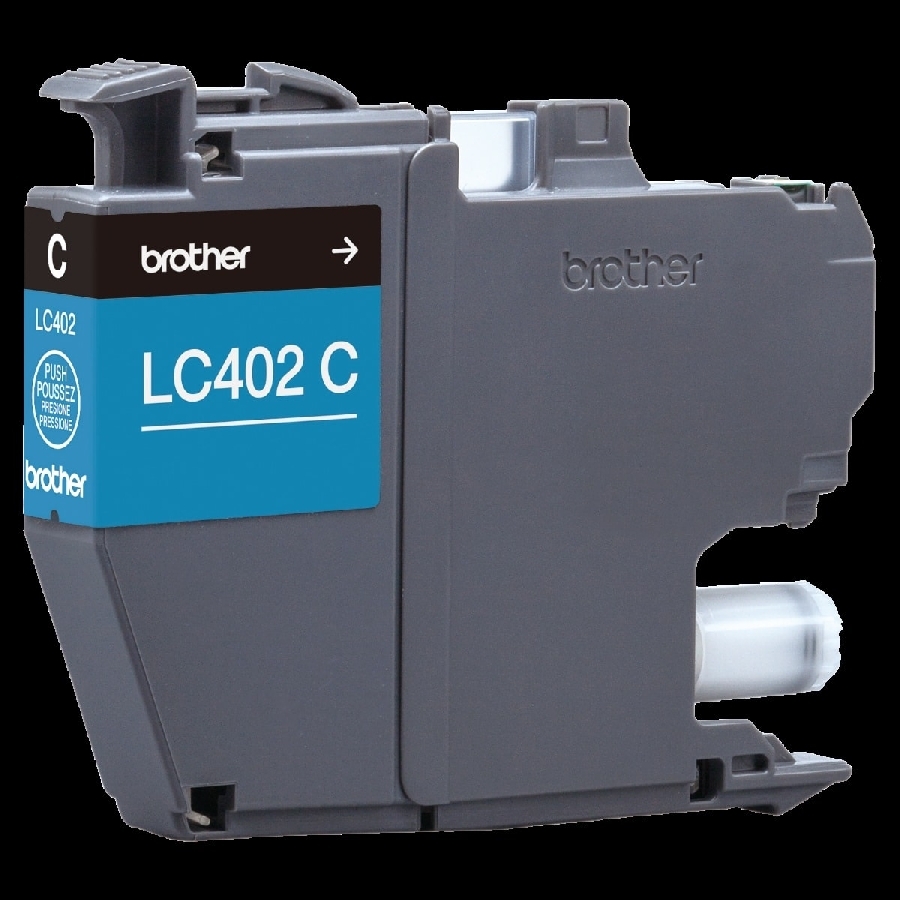 Cartucho Brother Lc402C Cyan, Rendimiento 550 Paginas