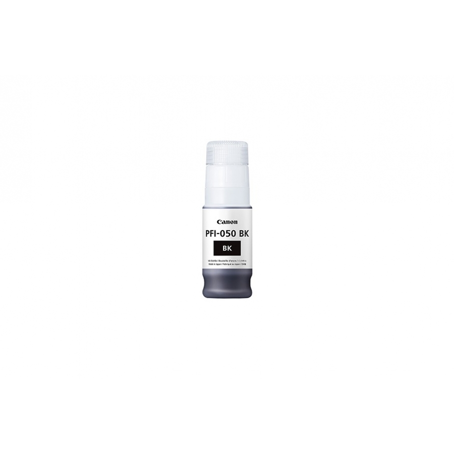 Tanque De Tinta Canon Pfi-050 Bk Negro,Compatible: Tc-20, Capacidad 70 Ml