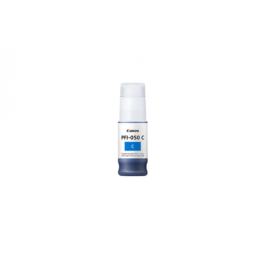 Tanque De Tinta Canon Pfi-050 C Cyan,Compatible: Tc-20, Capacidad 70 Ml