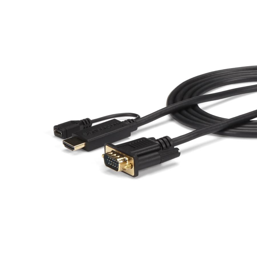 Cable Adaptador De 1.8M Convertidor Activo Hdmi A Vga - Adaptador 1920X1200 1080P - Startech.Com Mod. Hd2Vgamm6