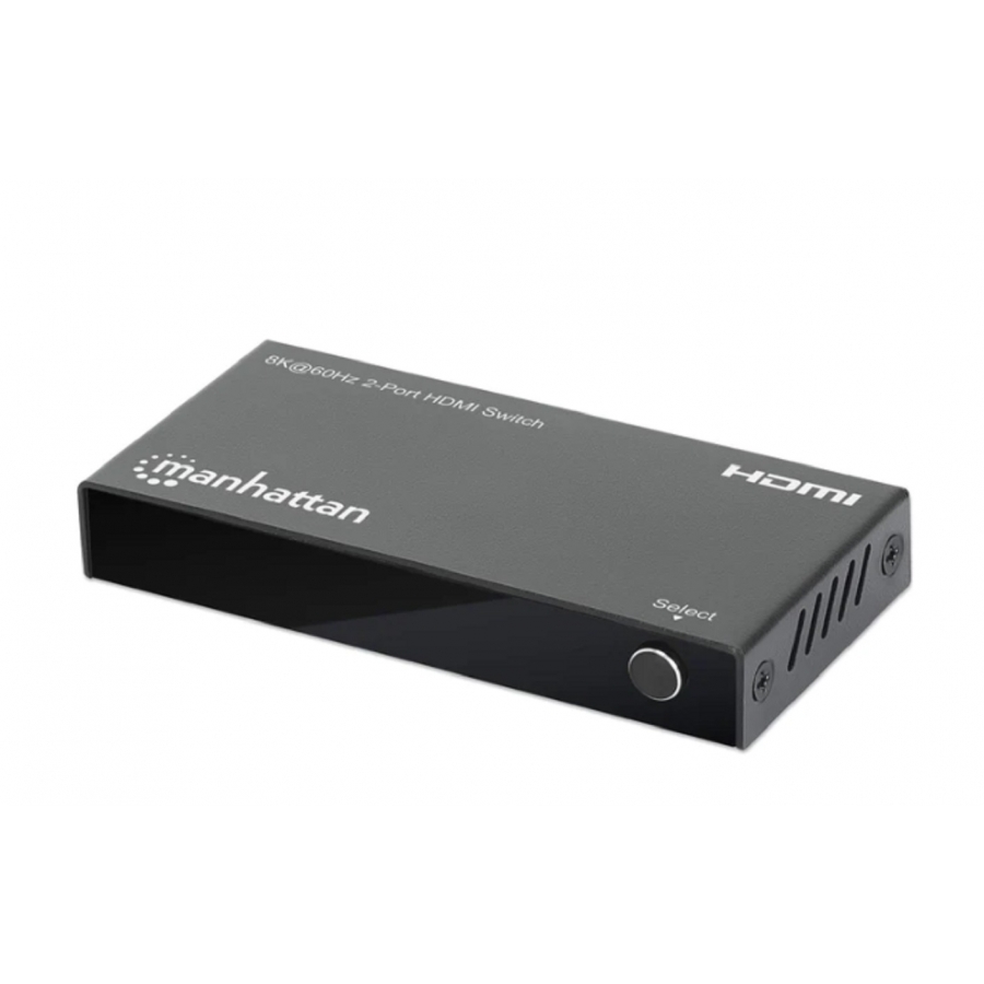 Switch Hdmi,Manhattan,207942, 8K@60Hz, 2 Entradas : 1 Salidas