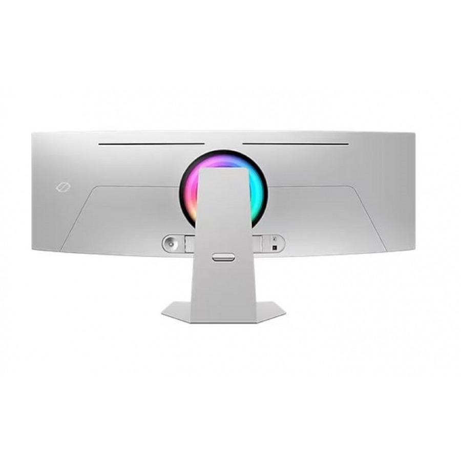 Monitor Led Samsung 49 Pulgadas, Widescreen, 5120 X1440, Odyssey Oled G9 G95Sc, Color Silver, 1 Hdmi, 1 D. Port, Usb Hub, Wifi, Bluetooth, Bocinas, Gamer 240Hz, 1800R, .03Ms, Curvo