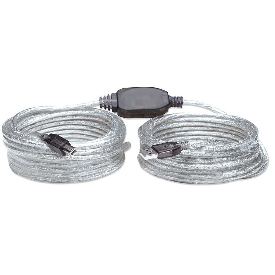 Cable Usb,Manhattan,510424, V2.0 A-B 11.0M Activo