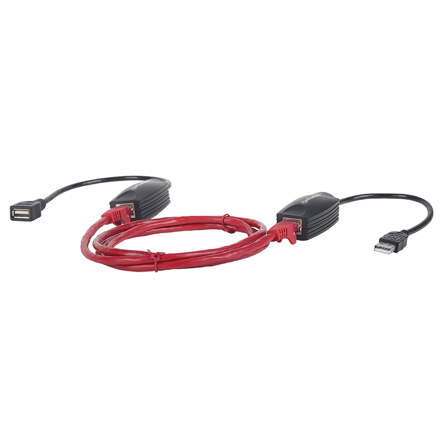 Cable Usb,Manhattan,179300, Extension Activa 60M, Via Rj45