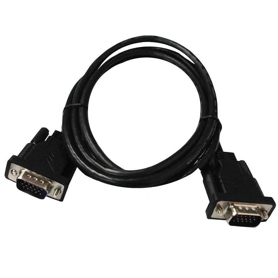Cable Svga,Manhattan,371315,Monitor 5Mm Hd15M-M  1.8M