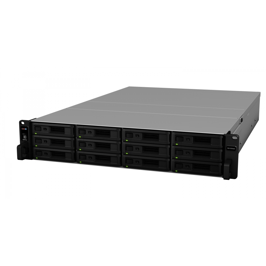 Unidad De Expansion Synology Rx1222Sas 12 Bahas /Sas De 3,5/3.5 Sata Hdd/2.5 Sata Ssd / Hot-Swap/ Compatible Solo Con Las Nas Sa3610, Sa3600, Sa3410, Sa3400.