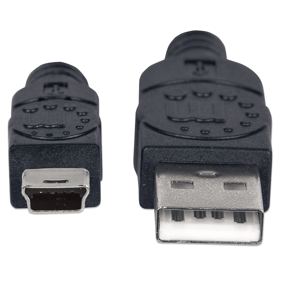 Cable Usb,Manhattan,33375, V2.0 A-Mini B 1.8M Negro