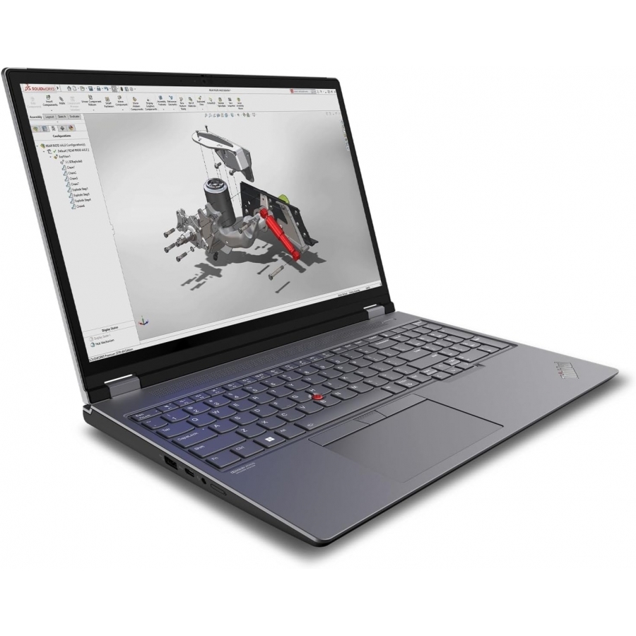 Workstation Nb Lenovo Think P16 Gen 2// Core I9-13980Hx 2.2 Ghz//2X 32Gb So-Dimm Ddr5-5600//1Tb Ssd M.2 2280// Nvidia Rtx 3500 Ada 12Gb Gddr6 // 16 Wqxga//Backlit,Spanish//Win 11 Pro// 3Y Onsite