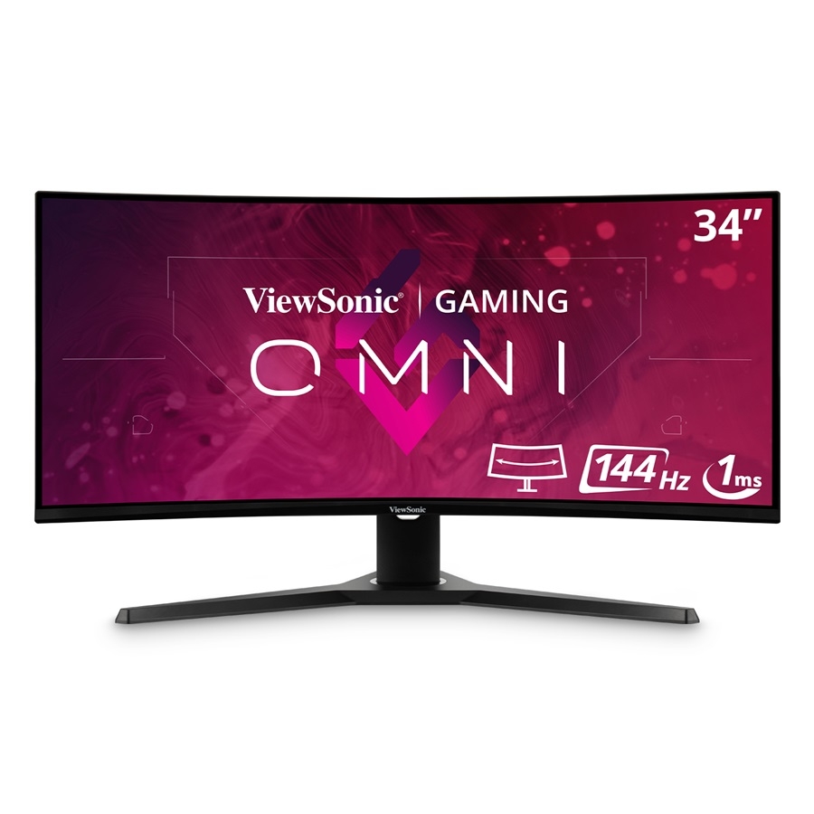 Monitor Led Viewsonic Gamer 34 Pulgadas 21:9/ Wqhd 3440X1440P / Hdmi 2.0/ Display Port/ Freesync  Premium/ Curvo 1500R / 144 Hz / 1 Ms / 3 Años De Garantia