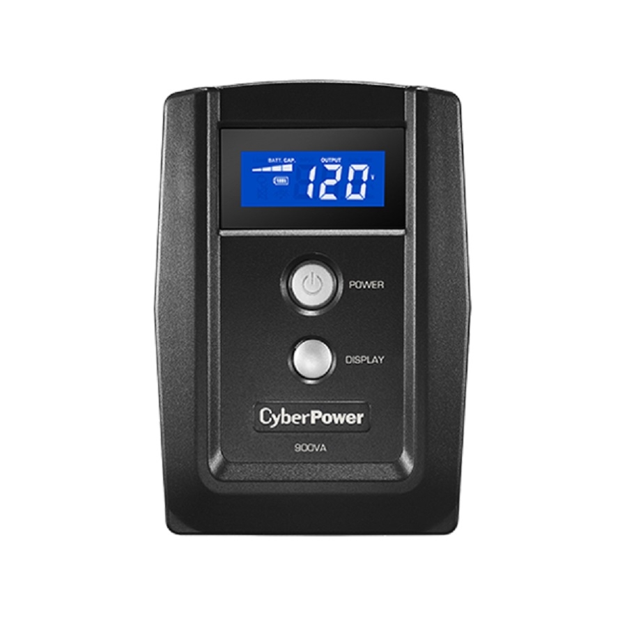 No Break Cyberpower Om900Atlcd 900Va / 420W, Interactivo, Torre, 6 Nema 5-15R, 3 Respaldo Y 3 Supresion, 2 Años De Garanta En Equipo, 1 Año En Baterias.