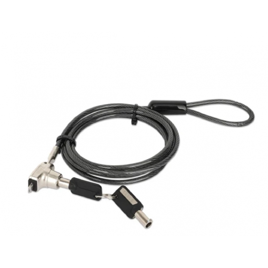 Candado Laptop , Manhattan, 440486 ,Nano Llave 1.8Mts Gris