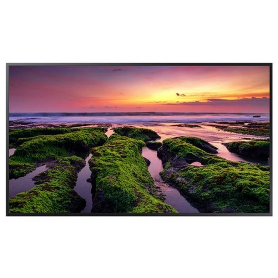 Monitor Señalizacion Digital Samsung 43 Uhd 3,840 X 2,160 4K Qb43C, 350Nits, 8Ms, Bocinas, 3 Hdmi, 2 Usb, Rj45, Rs232C, Wifi, H/V, 16/7