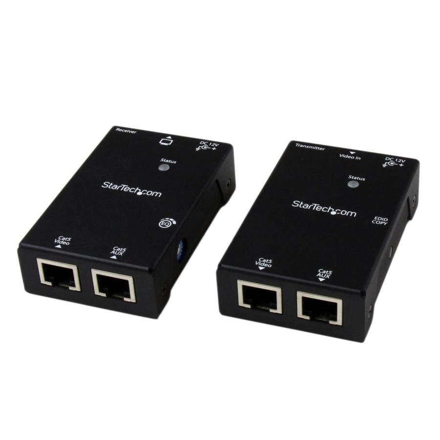 Kit Extensor De Video Y Audio Hdmi Por Cable Utp Ethernet Cat5 Cat6 Rj45 Con Power Over Cable - 50M - Startech.Com Mod. St121Shd50