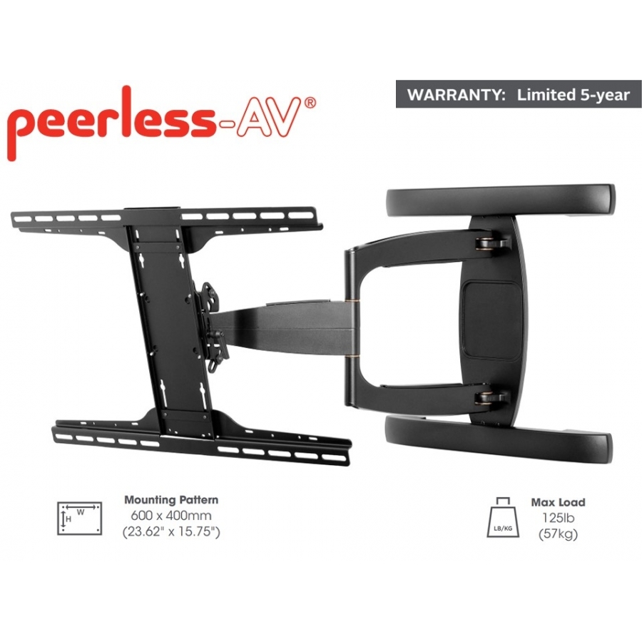 Soporte Articulado Peerless Sa761Pu Para Monitores De 39 A 75 Capacidad De Carga De Hasta 57 Kg