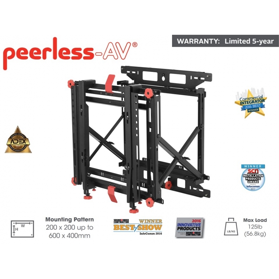 Soporte Para Video Wall Peerless Ds-Vw775 Monitores De 42 A 60 Capacidad De Carga 56.8 Kg