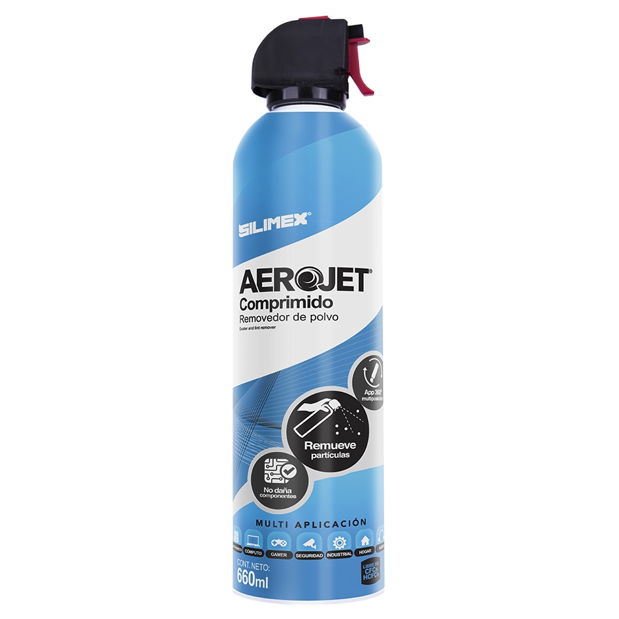 Aire Comprimido Aerojet 360 Removedor De Polvo Silimex De 660 Ml.