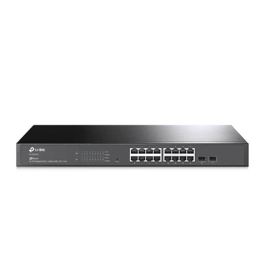 Switch Tp-Link Tl-Sg2218 Administrable Gigabit De 16 Puertos 2 Ranuras Sfp Sustituye A T2600G-18Ts