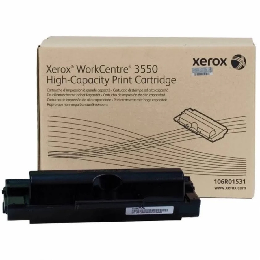 Toner Xerox Negro 106R01531, Alta Capacidad 11K, Para Workcentre 3550