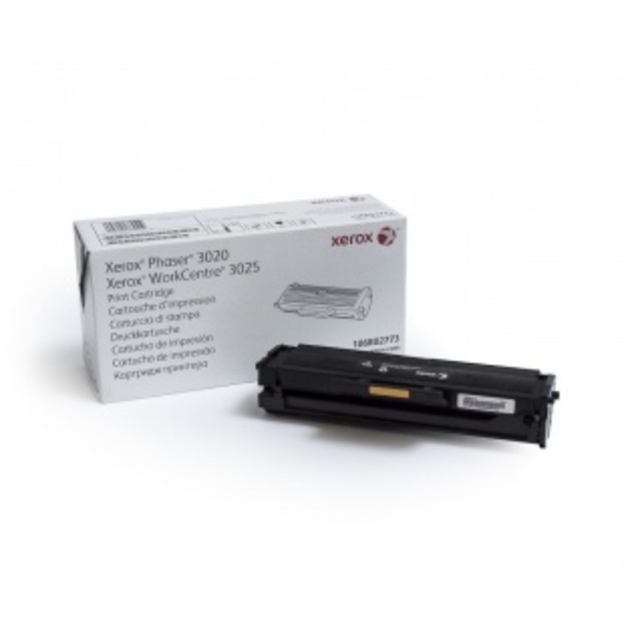 Toner Xerox Negro 106R02773, Capacidad Estandar 1.5K, Para Phaser 3020/Workcentre 3025